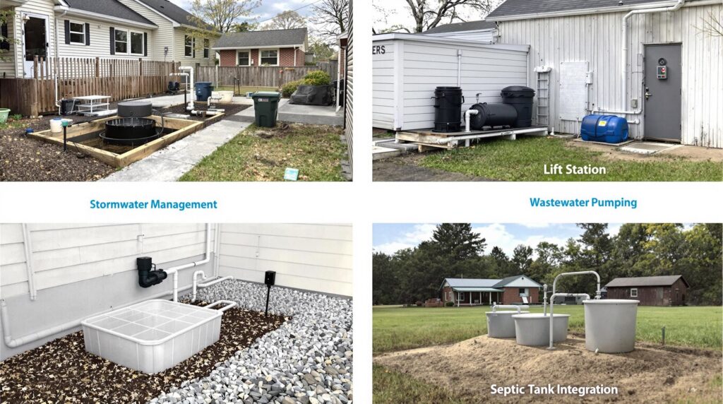 ideal applications for fiberglass basins