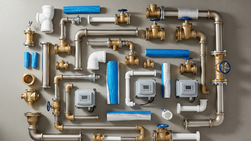 Modern wastewater system components prepared for infrastructure upgrades and improvements