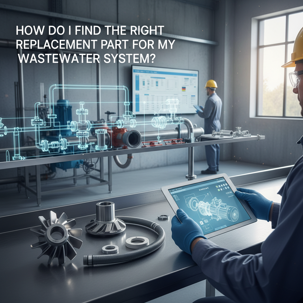 Wastewater system part replacement guide: pipes, valves, pumps, repair, maintenance.