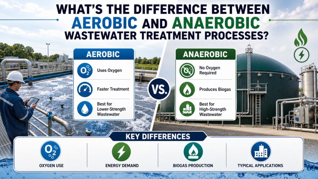 aerobic vs anaerobic wastewater treatment comparison